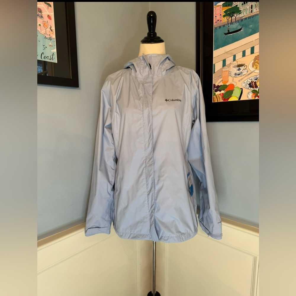 Women's Arcadia II Lightweight Light Blue Columbia Jacket Sz XL